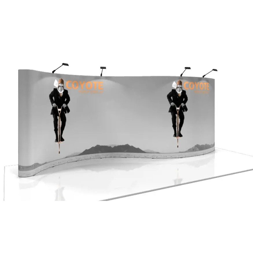 20ft Coyote Serpentine Pop Up Display Graphic Mural Kit - Image 2
