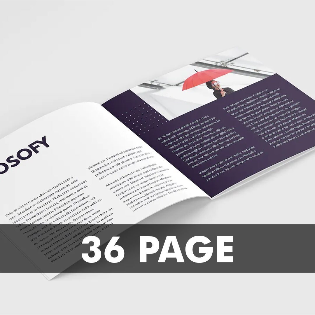 36 Page Booklets 8x8 - Order Now - Fast Delivery