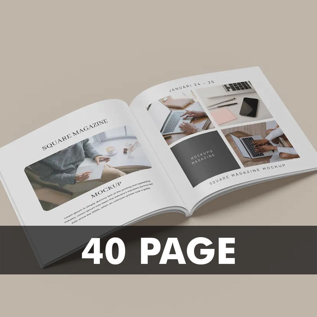 40 Page Booklets 5x5 - Order Now - Fast Delivery
