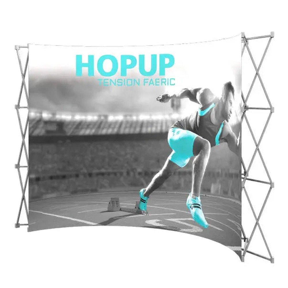 13ft Hopup Curved Front Fabric Display - Image 2