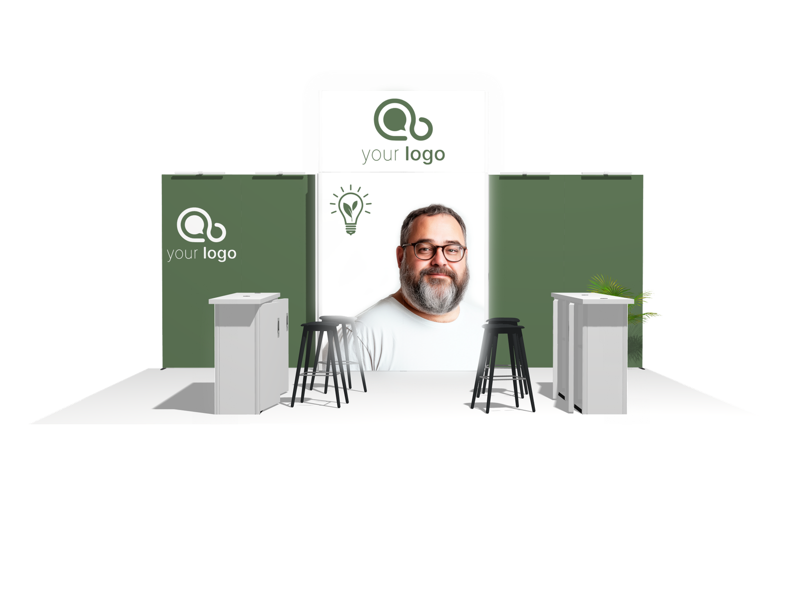 Backlight I-classic 20x20 Affordable Rental Booth