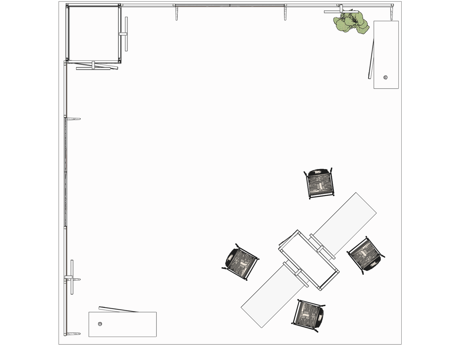 Backlight L-classic 20x20 Affordable Rental Booth - Image 3