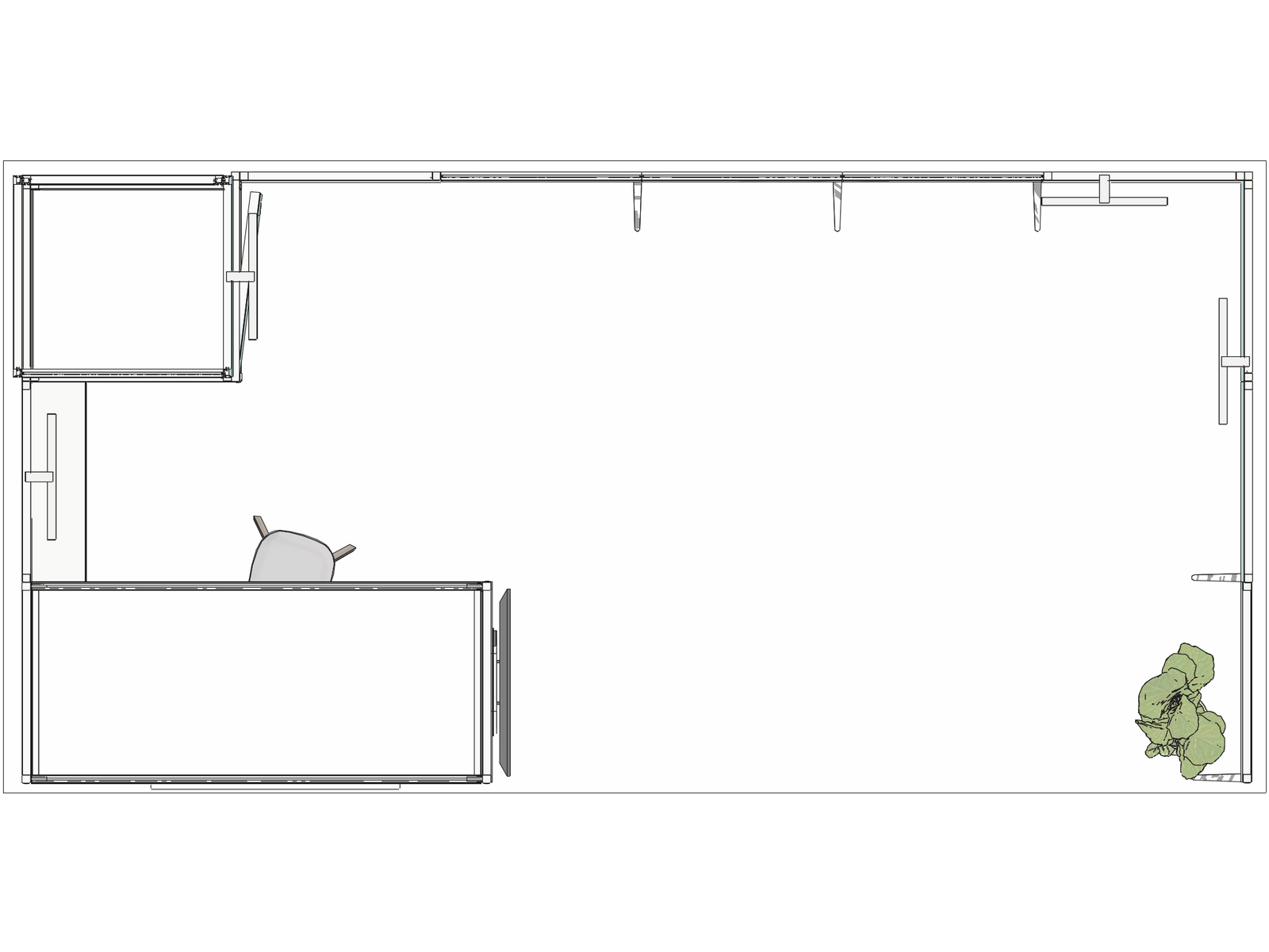 Backlight U-classic 20x10 Affordable Rental Booth - Image 3