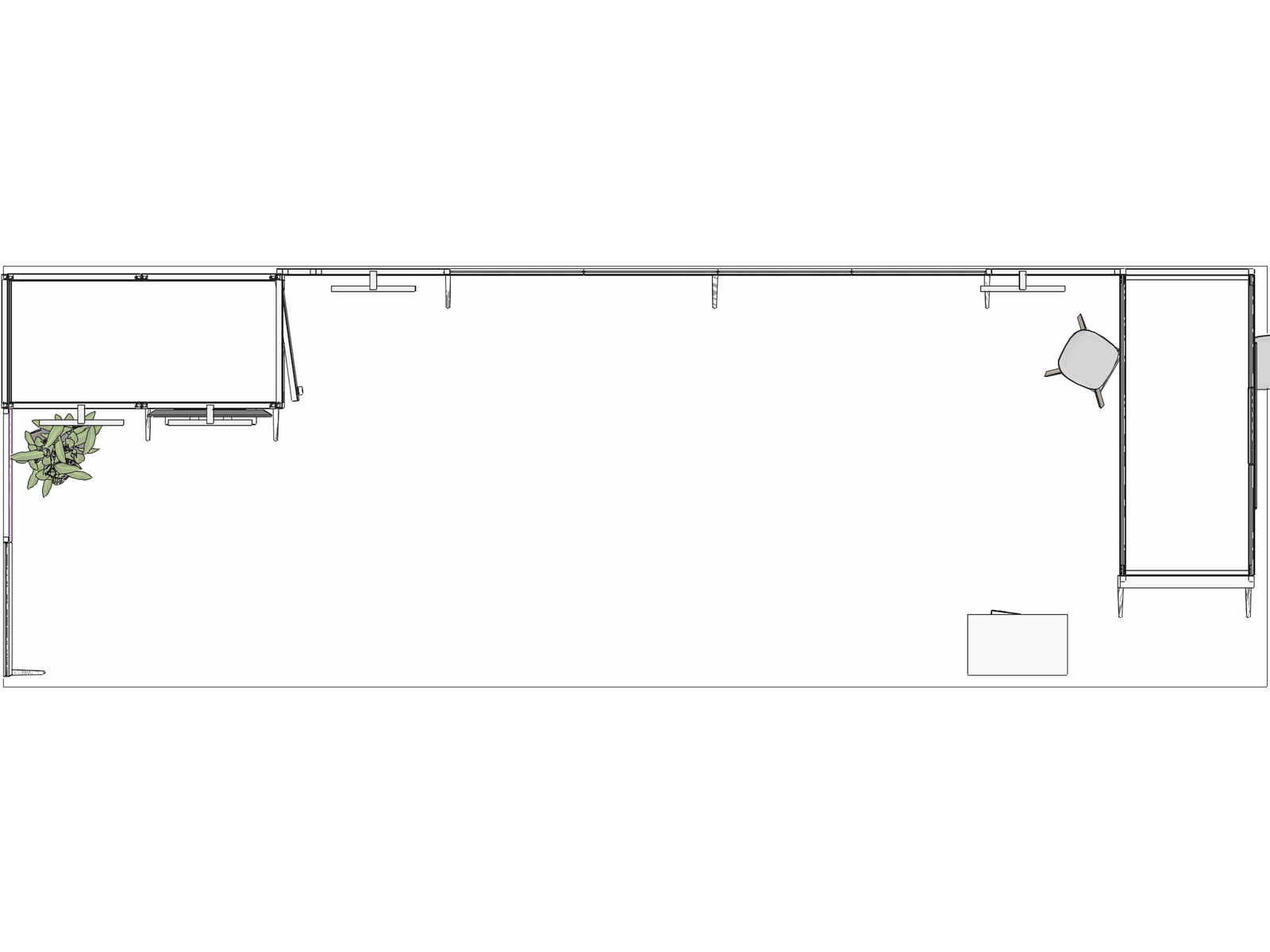 Backlight L-classic 30x10 Affordable Rental Booth - Image 3