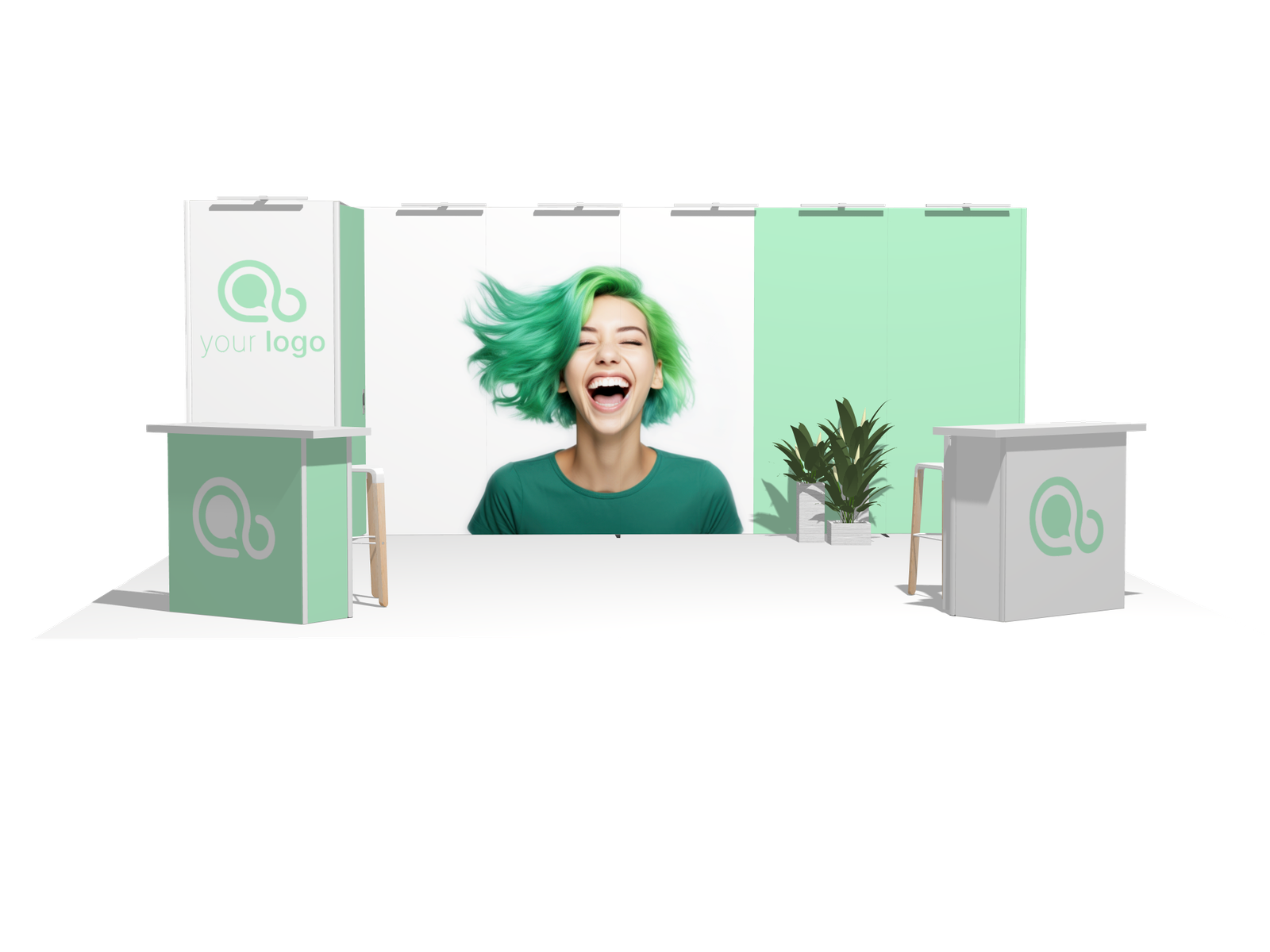 Classic I-res-2count 20x20 Best Rental Booth