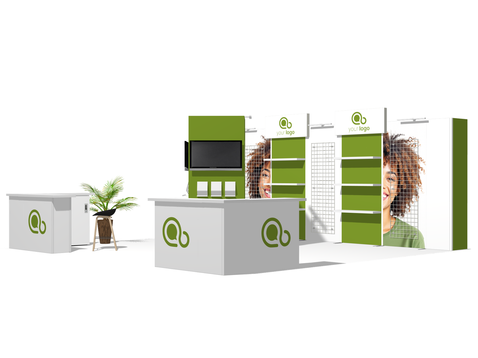 Classic I-res-acc-div 20x20 Best Rental Booth - Image 2