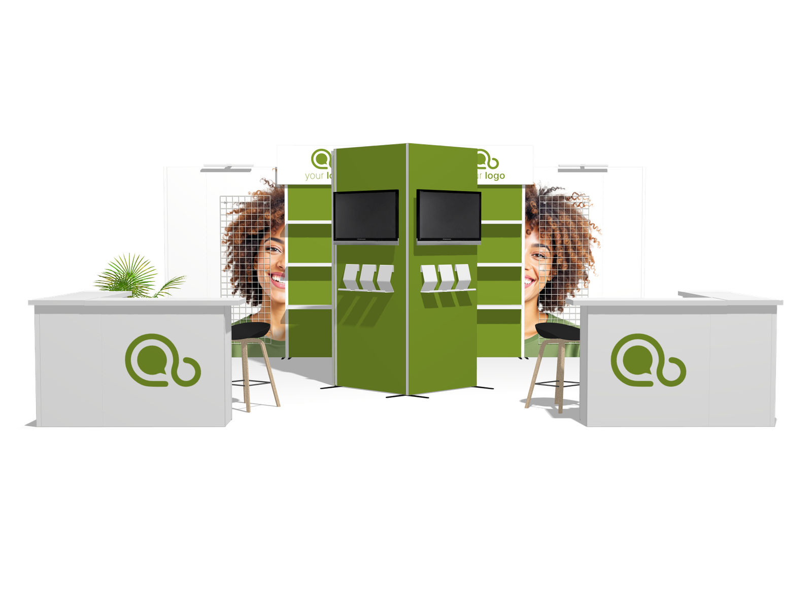 Classic I-res-acc-div 20x20 Best Rental Booth