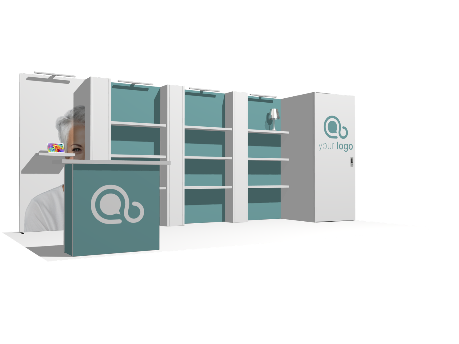 Classic I-res-acc-div 20x10 Best Rental Booth - Image 2