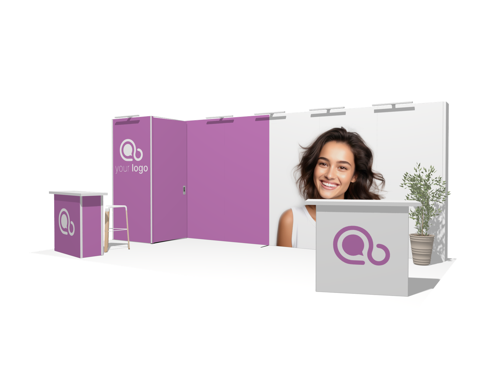 Classic I-res-2count 20x10 Best Rental Booth - Image 2