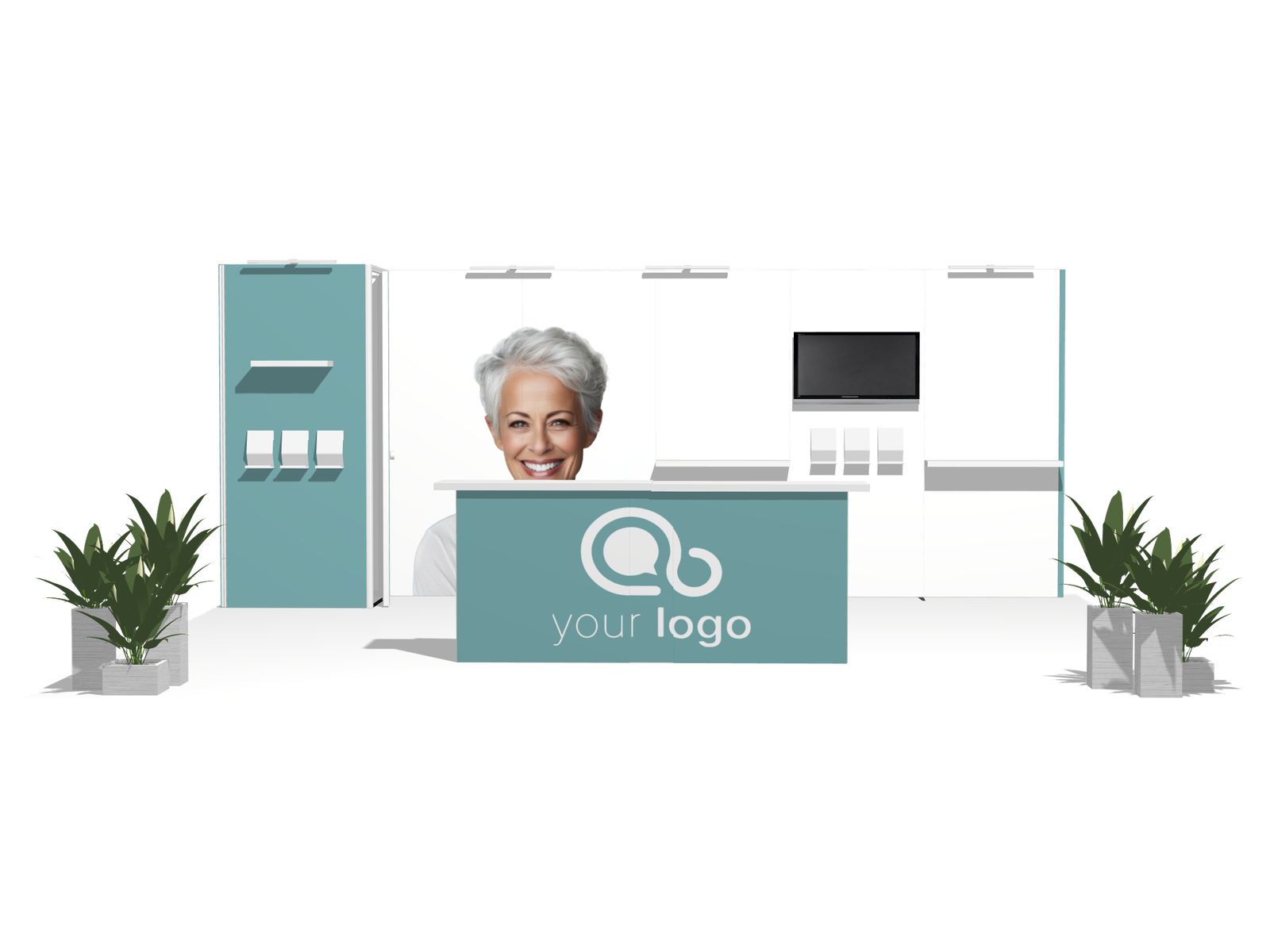 Classic I-res-tv-acc 20x20 Cost-Effective Booth