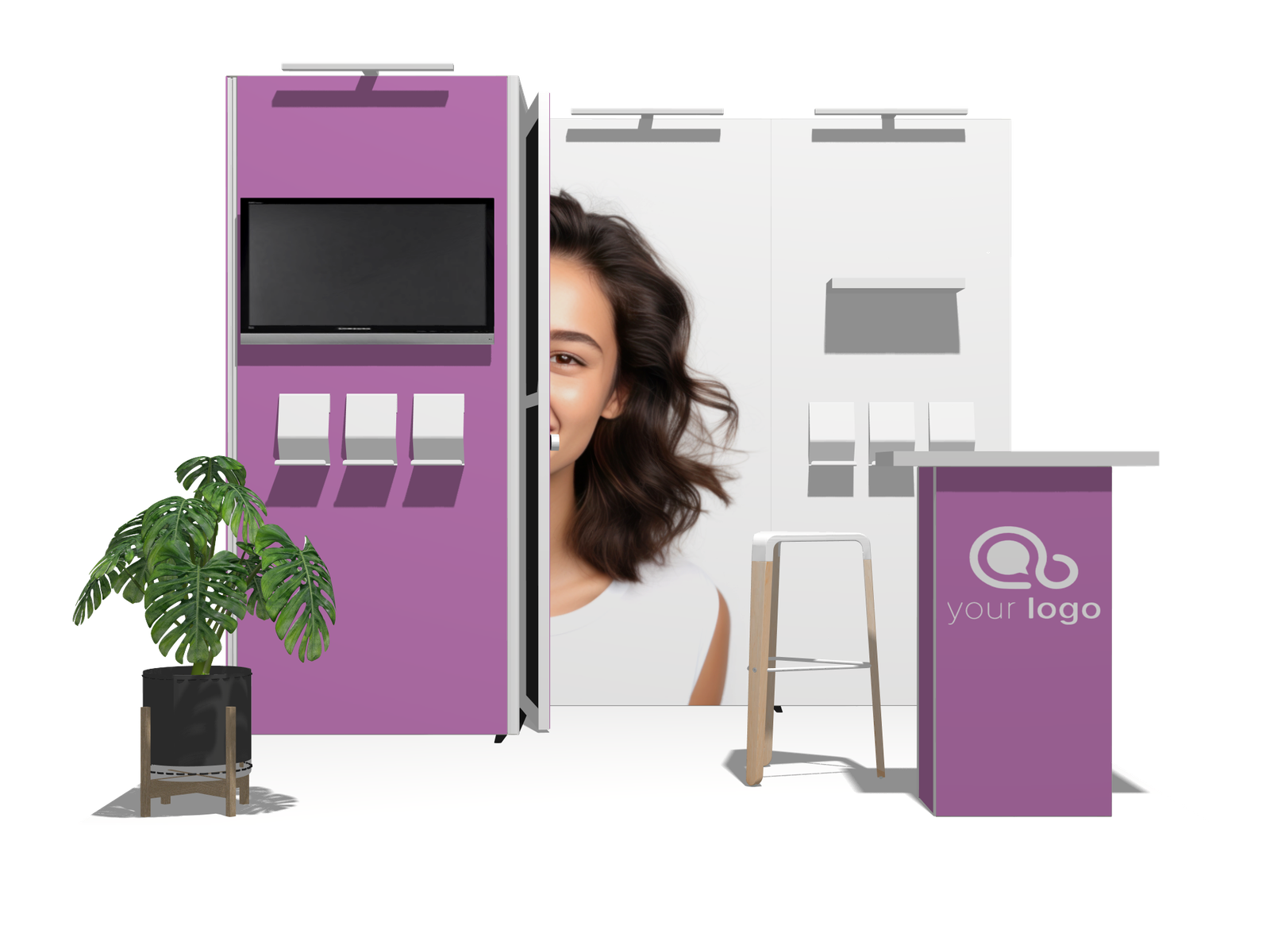 Classic I-res-tv-acc 10x10 Best Rental Booth