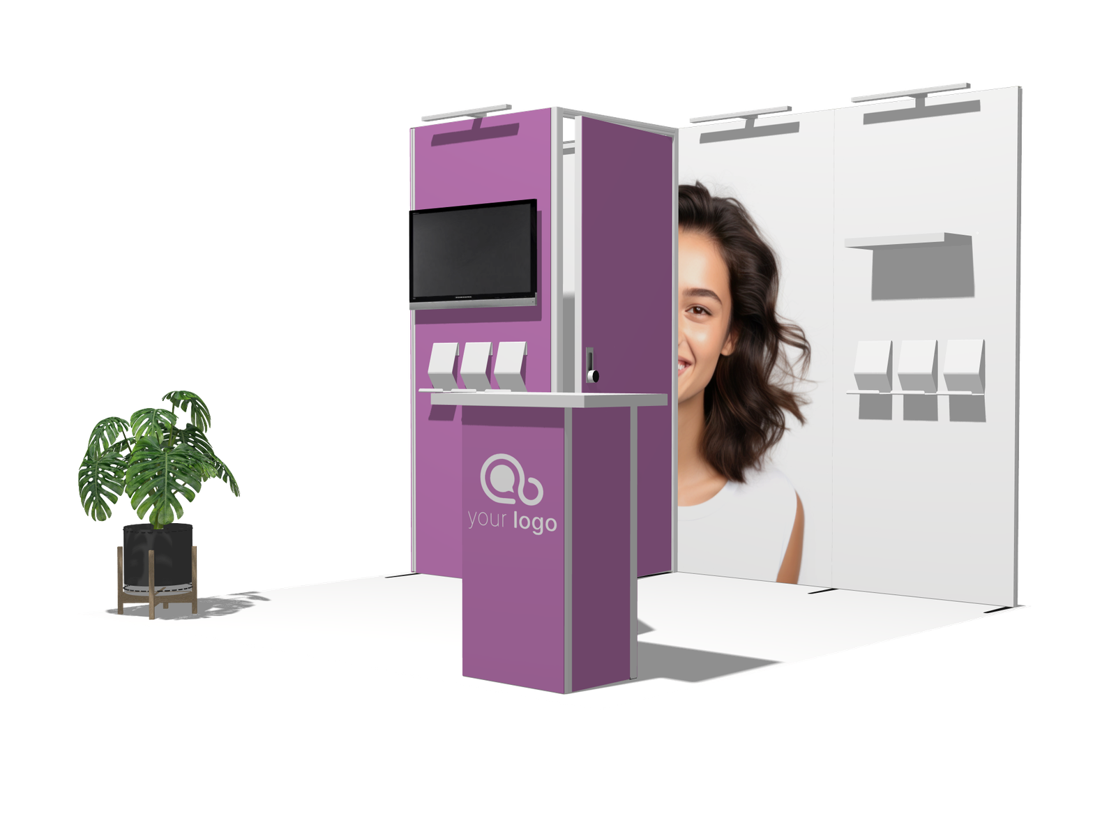 Classic I-res-tv-acc 10x10 Best Rental Booth - Image 2