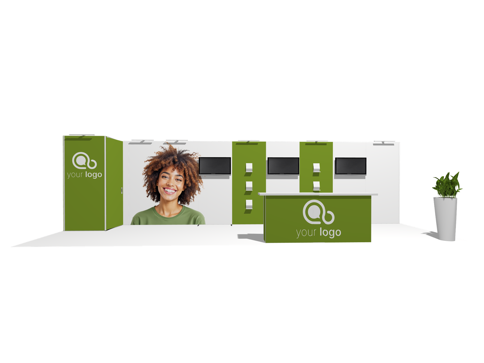 Classic I-res-tv-acc 30x10 Cost-Effective Booth