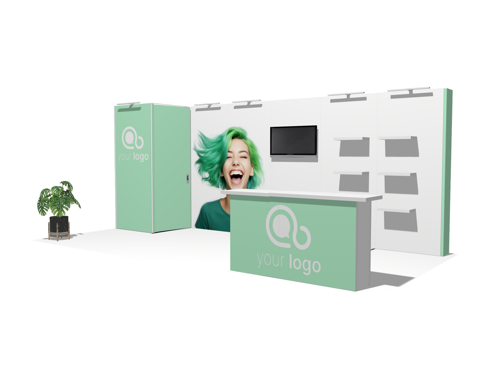 Classic I-res-tv-acc 20x10 Cost-Effective Booth - Image 2