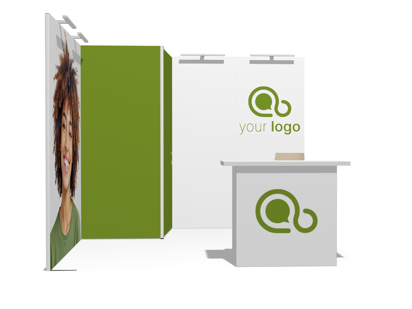 Classic L-res-left-2count 10x10 Best-Value Exhibit Rental