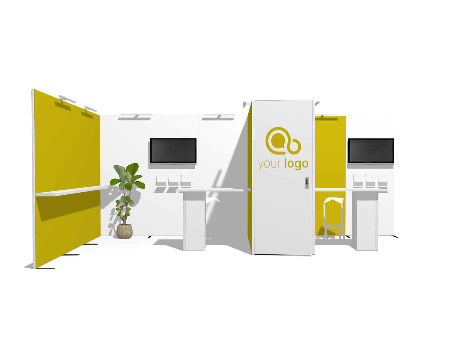 Classic L-res-acc-div 20x10 Best-Value Exhibit Rental