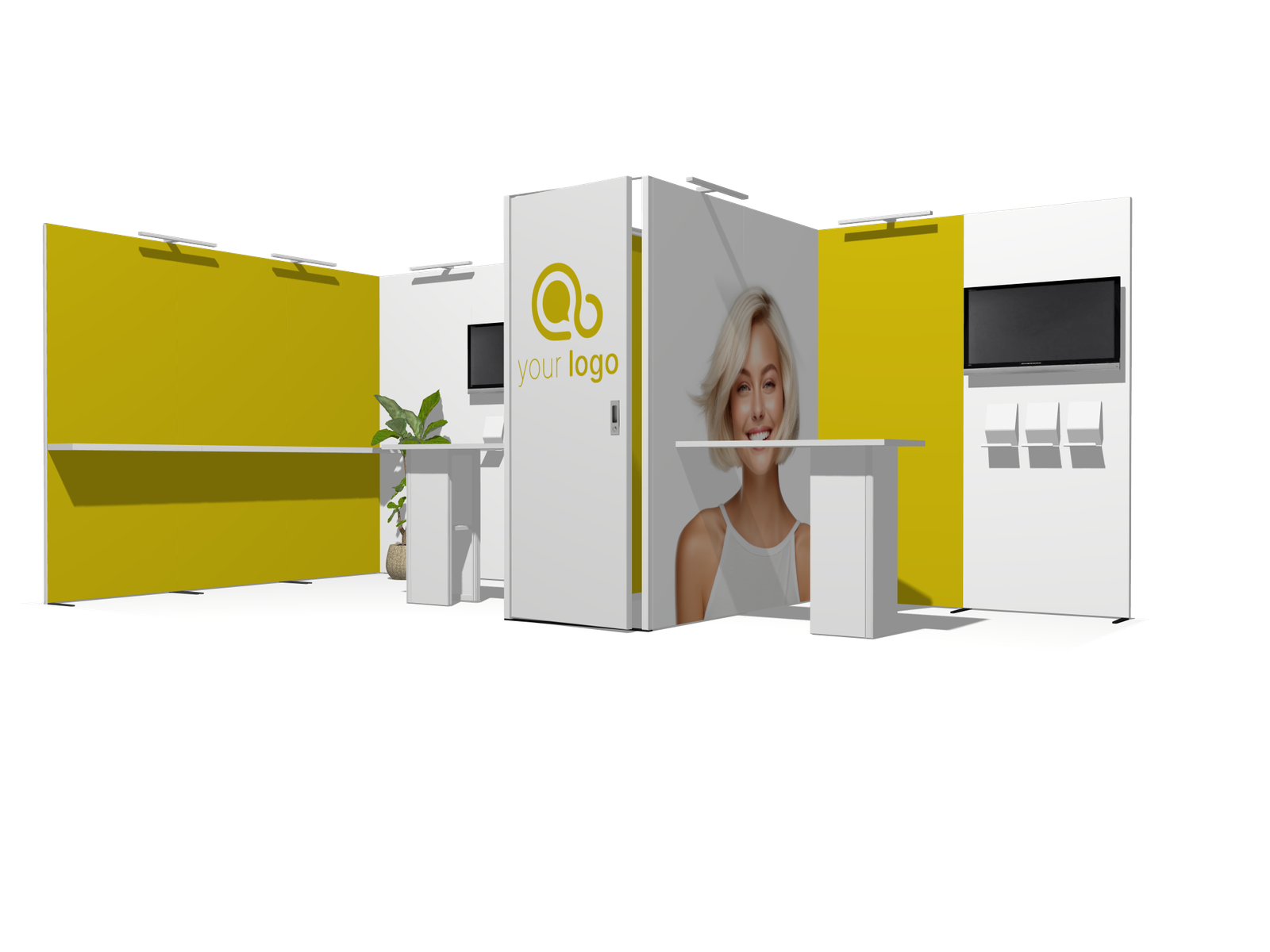 Classic L-res-acc-div 20x10 Best-Value Exhibit Rental - Image 2