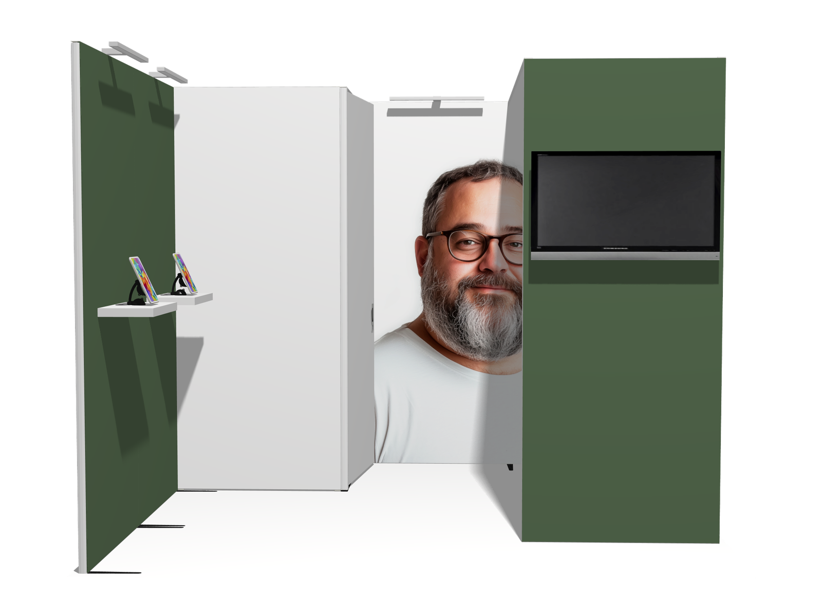 Classic L-res-acc-div 10x10 Best-Value Exhibit Rental