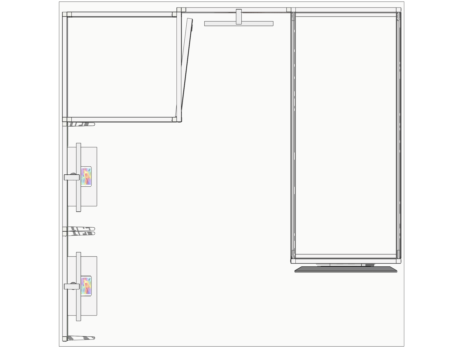 Classic L-res-acc-div 10x10 Best-Value Exhibit Rental - Image 3