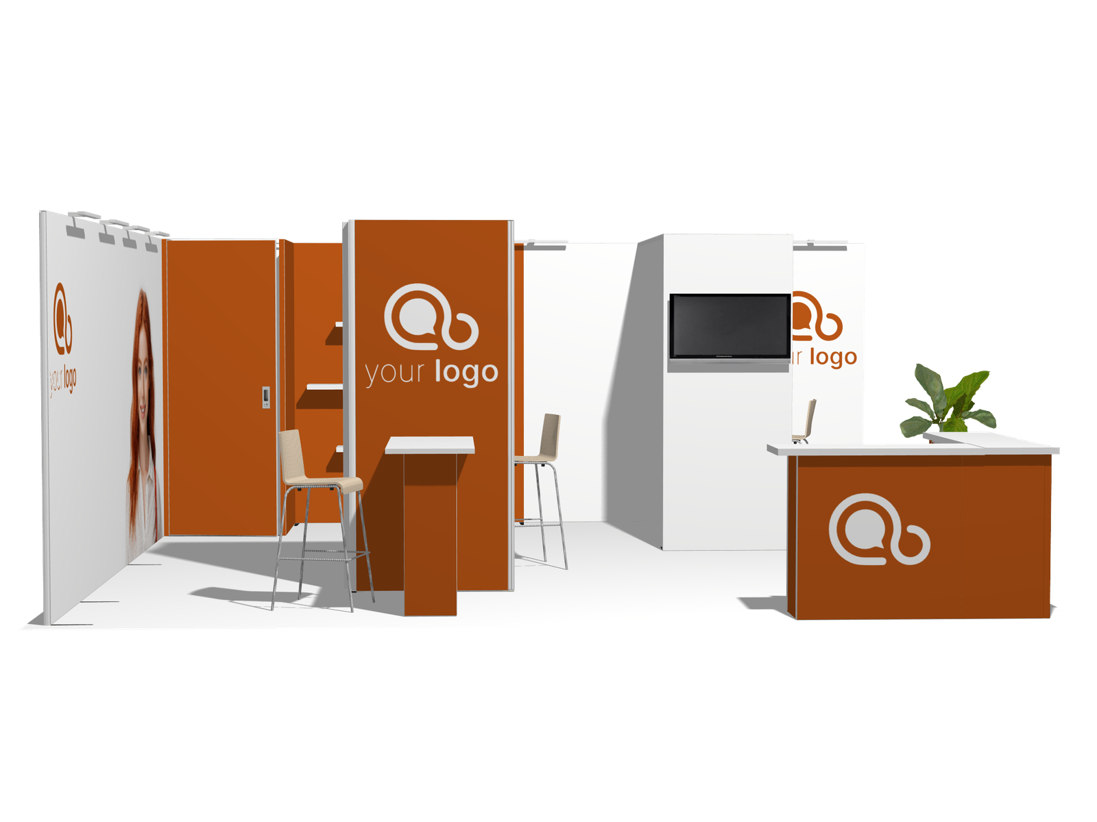 Classic L-res-acc-div 20x20 Best-Value Exhibit Rental