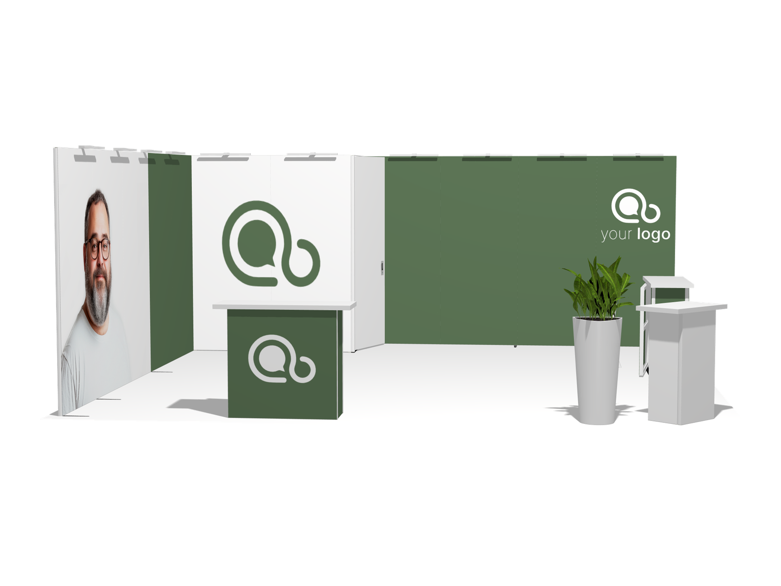 Classic L-res-left-2count 20x20 Best-Value Exhibit Rental