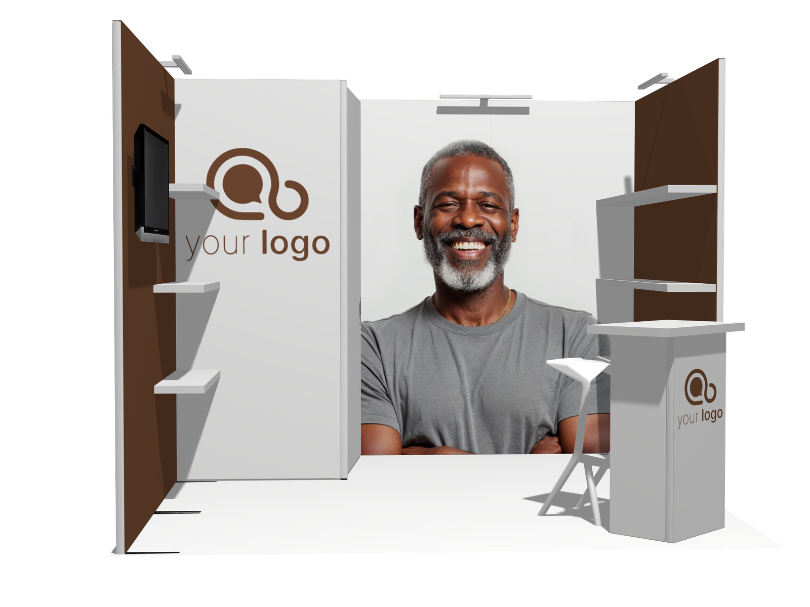 Classic U-res-acc-div 10x10 High-Impact Display