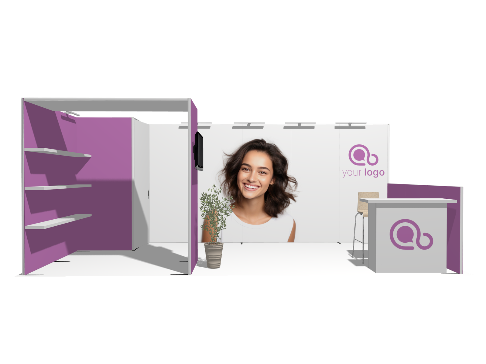 Classic U-res-acc-div 20x10 High-Impact Display