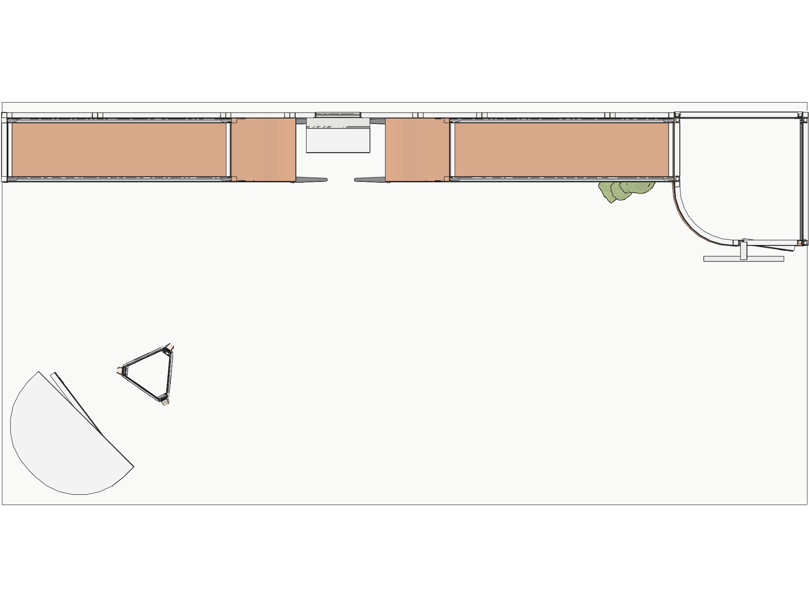 Curved Frame 20x10 I Declin Best-Value Exhibit Rental - Image 3