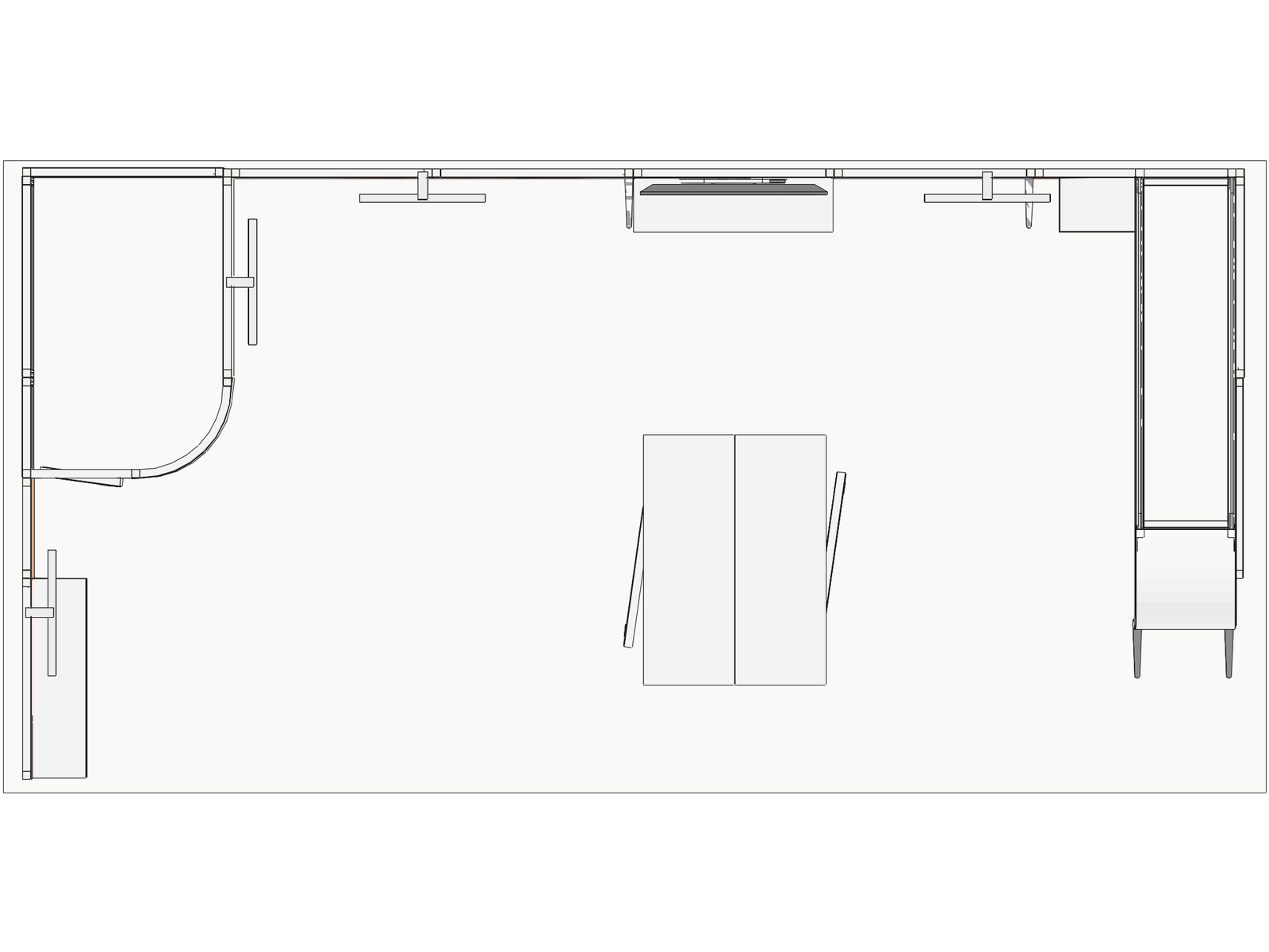 Curved Frame U acc-Div 20x10 High-Value Trade Show Booth - Image 3