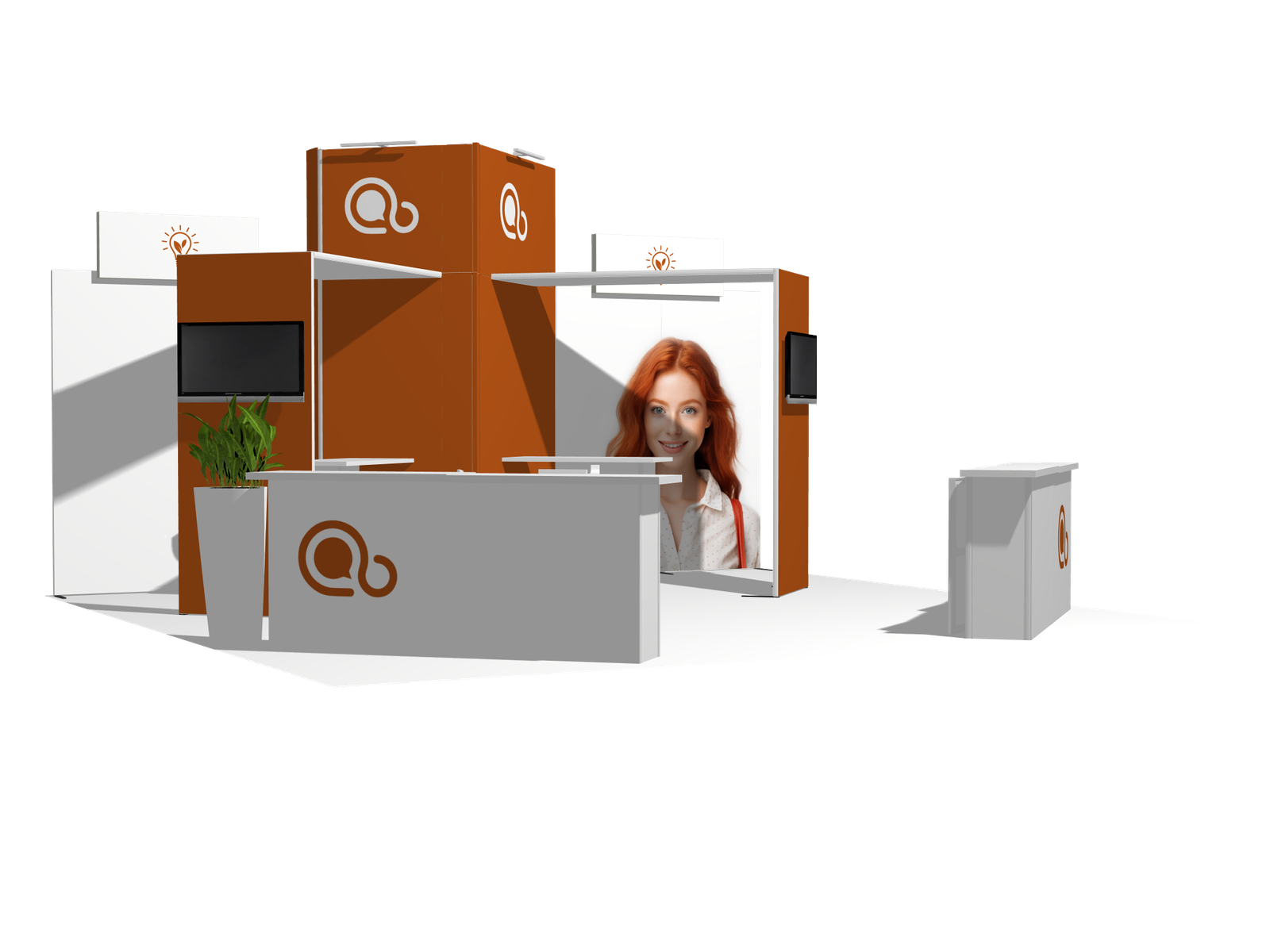 Hanging Sign I-classic 20x20 Affordable Rental Booth - Image 2