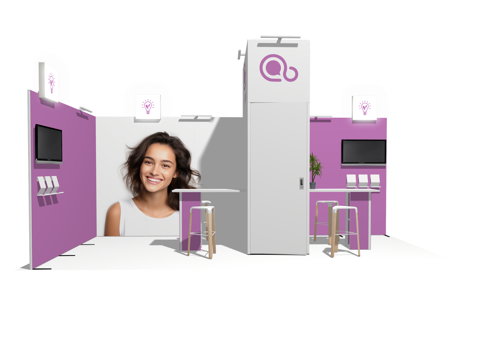 Hanging Sign L-classic 20x10 Affordable Rental Booth