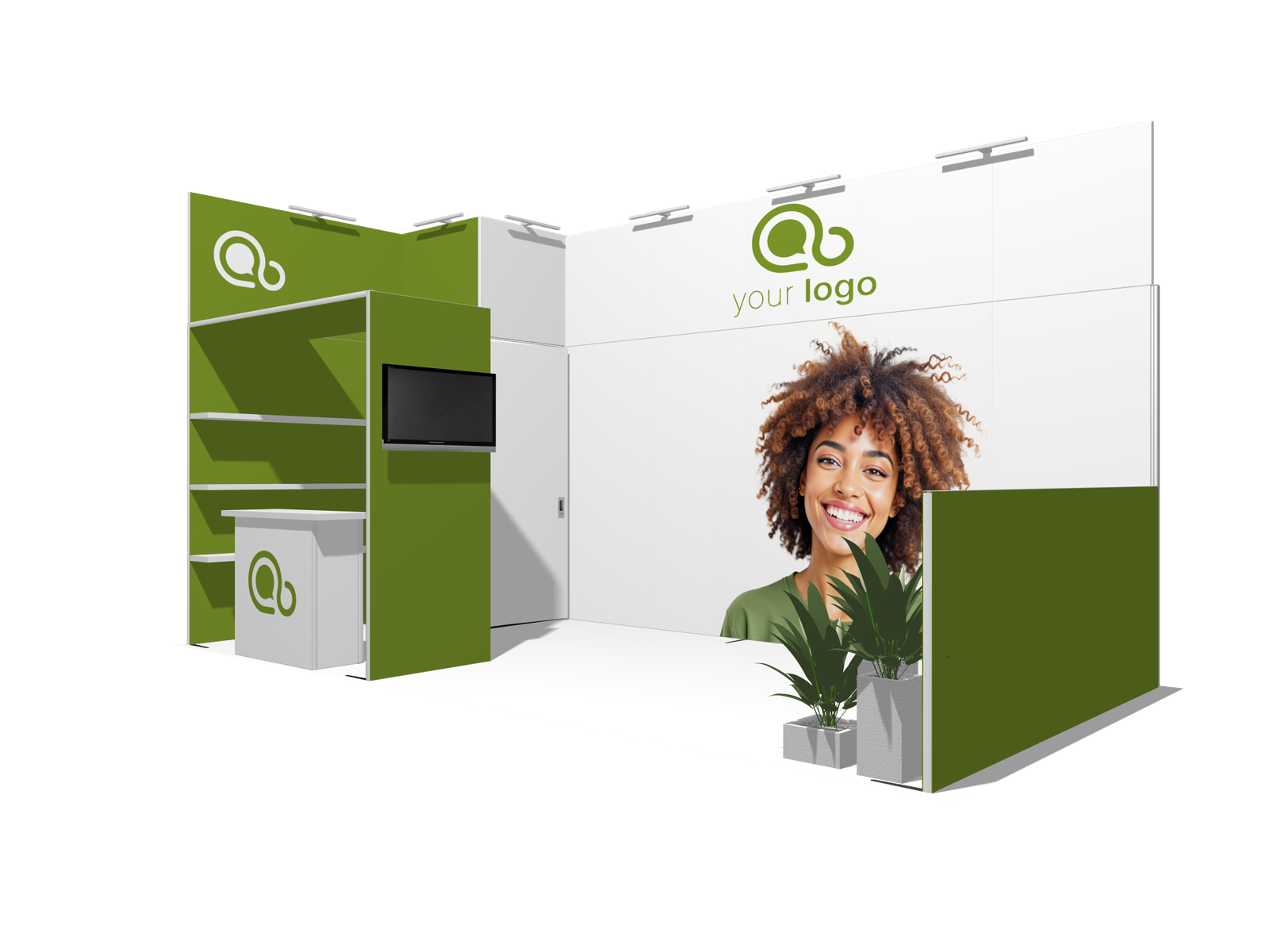 Header U-classic 20x10 Affordable Rental Booth - Image 2