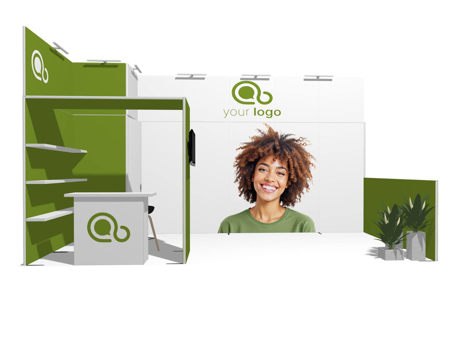 Header U-classic 20x10 Affordable Rental Booth