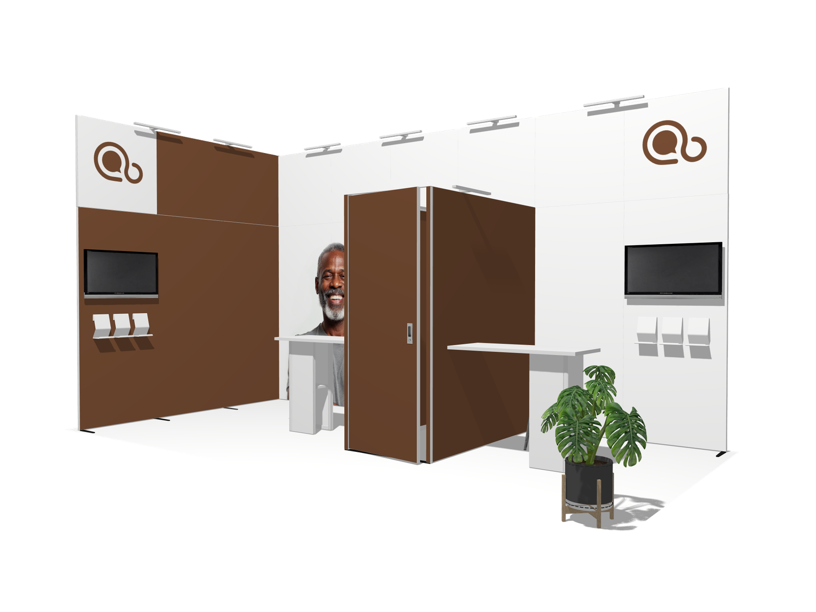 Header L-classic 20x10 Affordable Rental Booth - Image 2