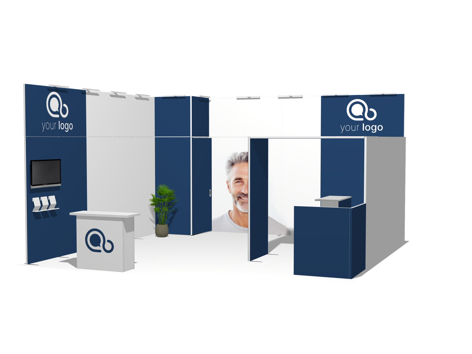 Header U-classic 20x20 Affordable Rental Booth - Image 2