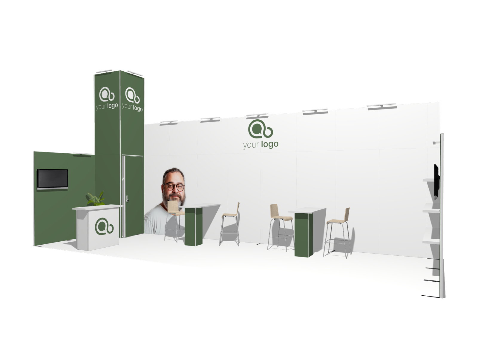 Header U-classic 30x10 Affordable Rental Booth - Image 2