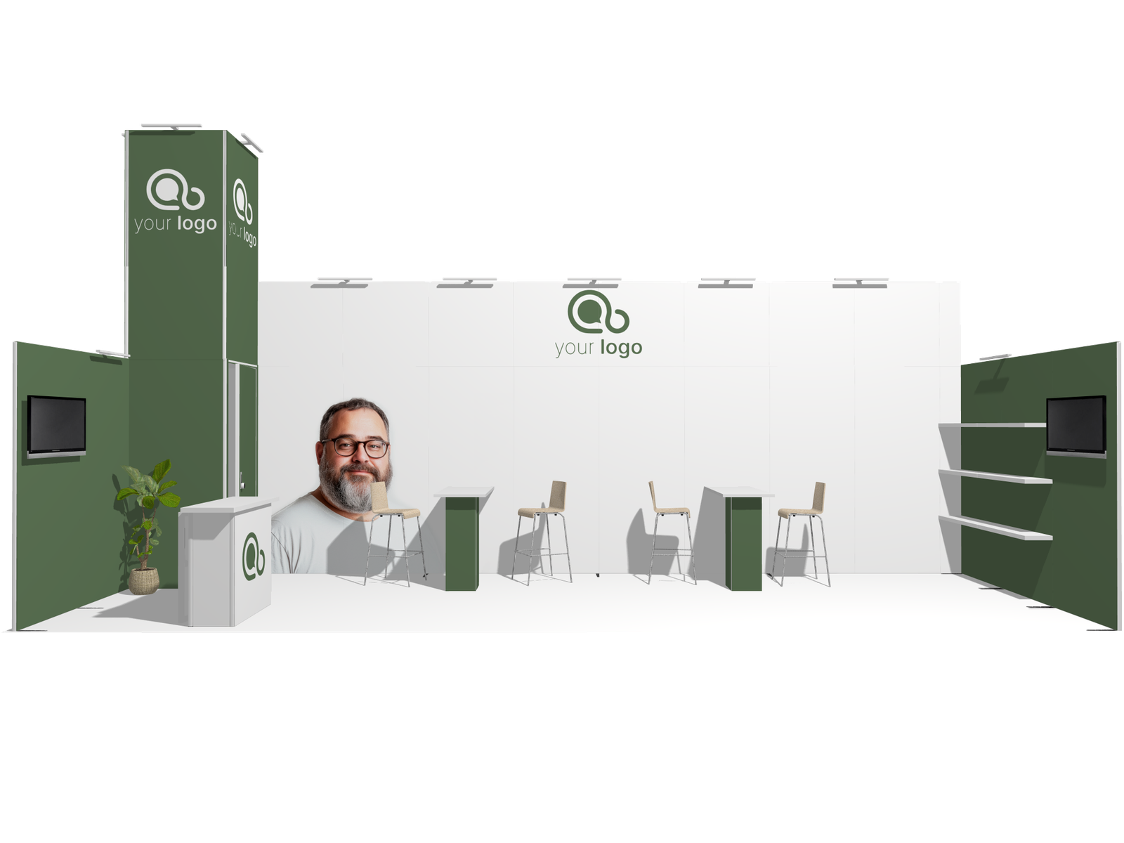 Header U-classic 30x10 Affordable Rental Booth