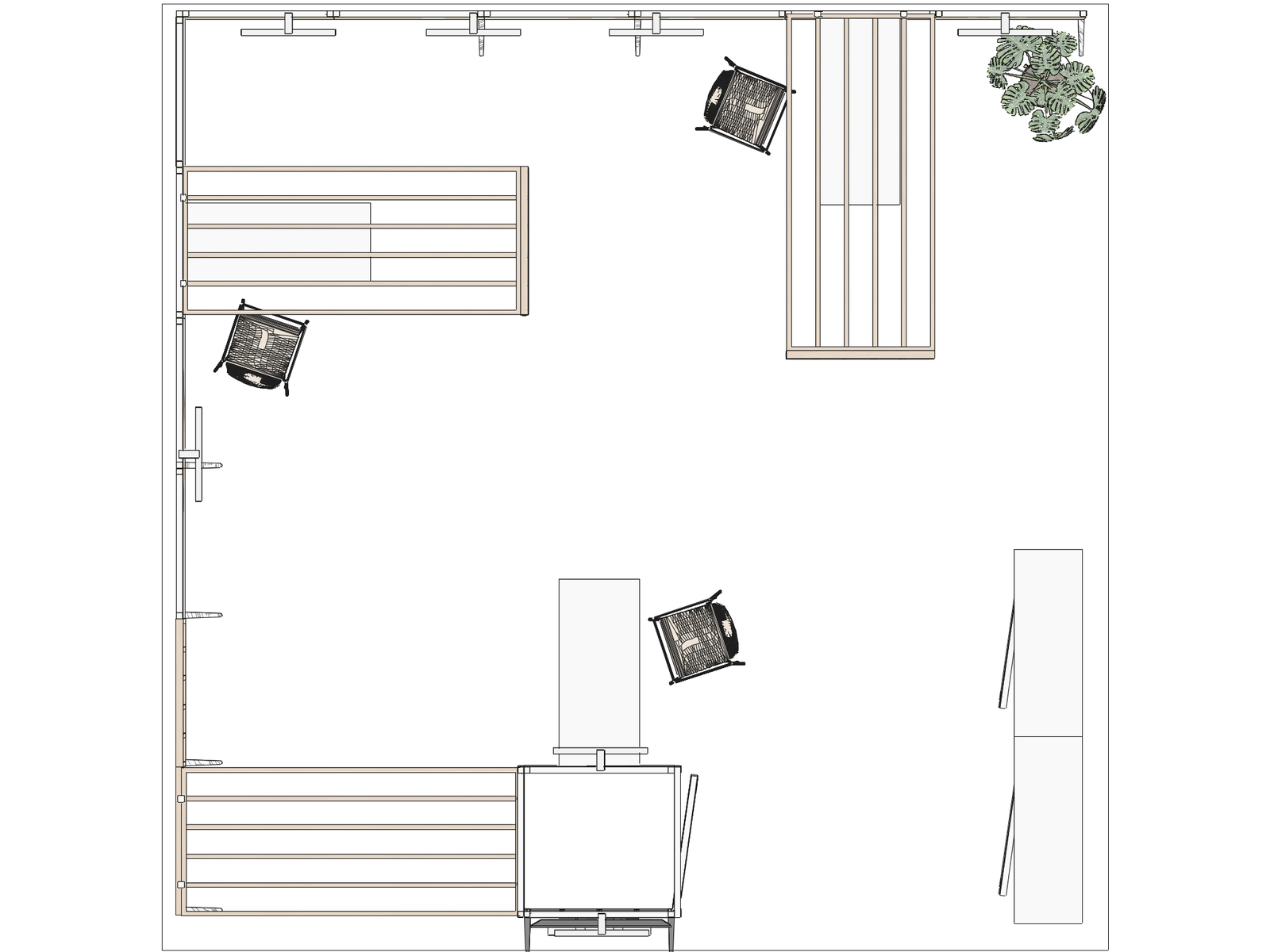 Hybrid Booth L-res-acc-div 20x20 Pro-Level Booth Design - Image 3