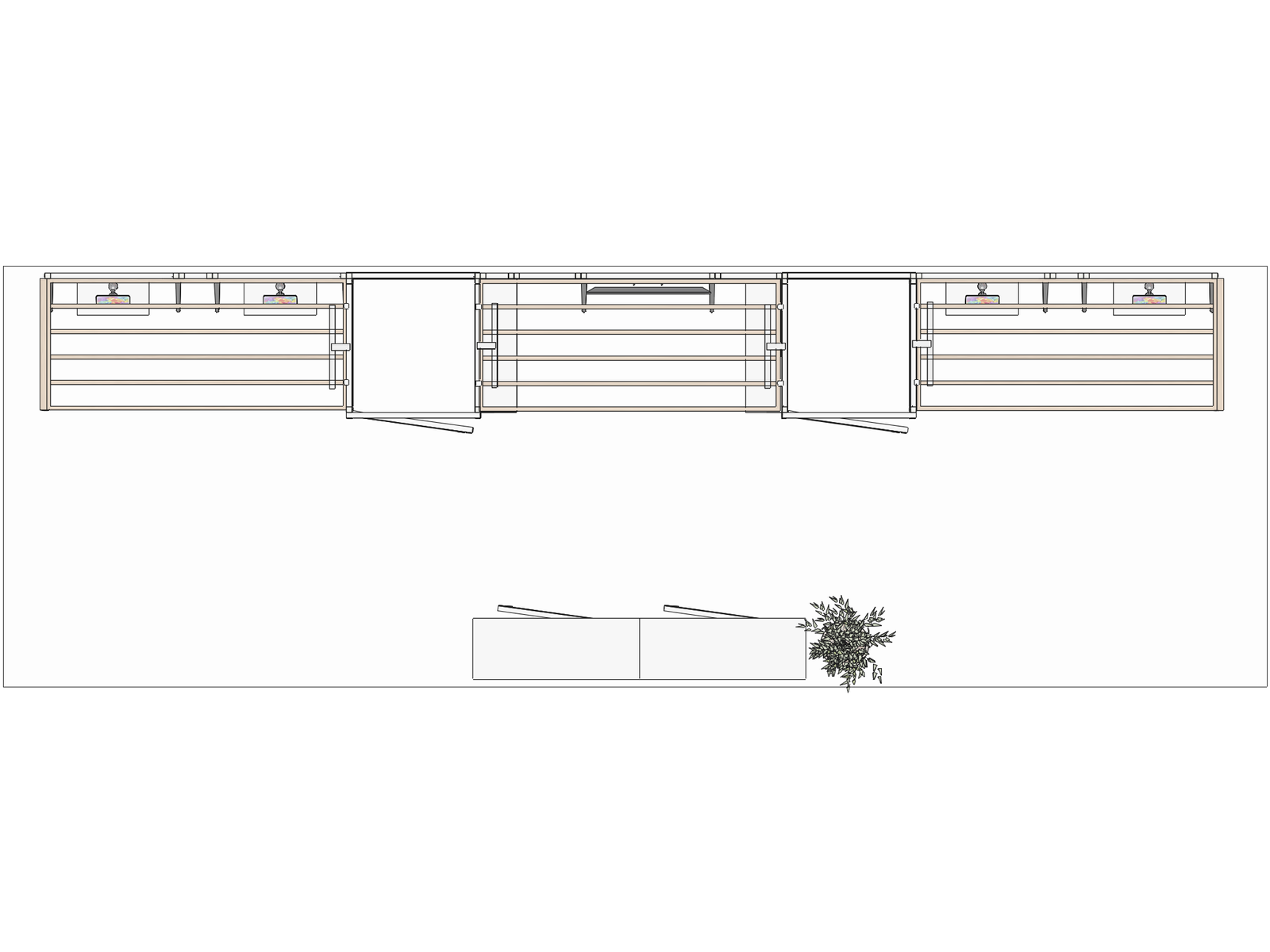 Hybrid Booth I-res-acc-div 30x10 Pro-Level Booth Design - Image 3