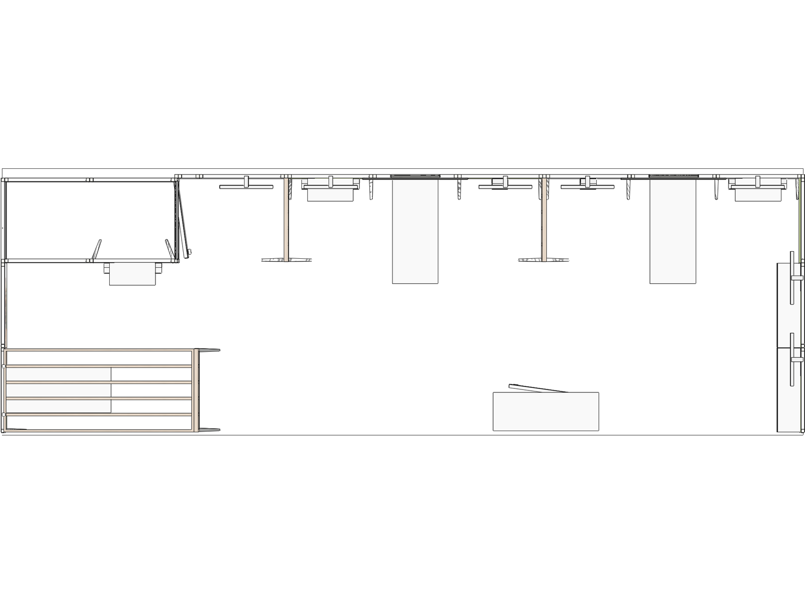 Hybrid Booth U-res-acc-div 30x10 Affordable Rental Booth - Image 3