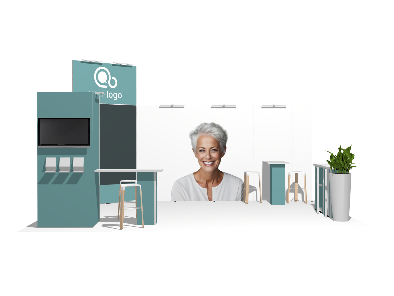 Immersive Environment PanoLED L-classic 20x20 Commercial-Grade Display