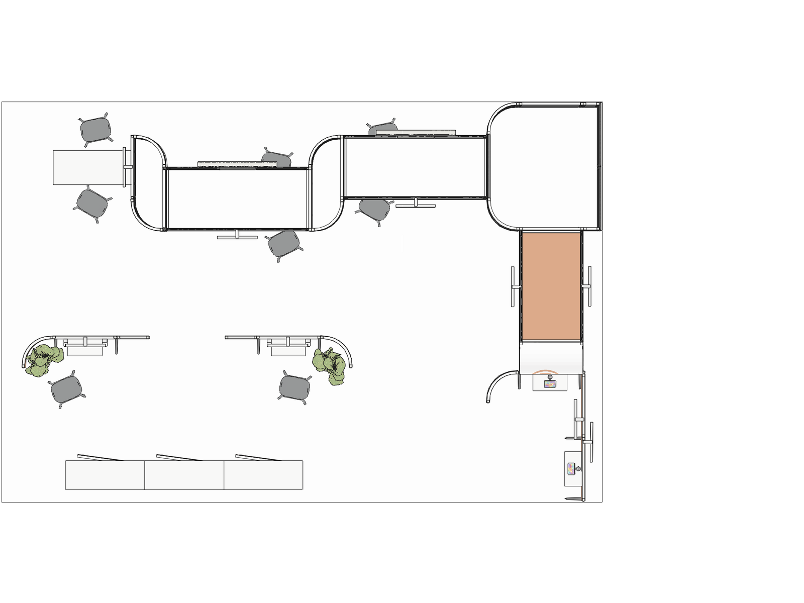 Island Booth 30x20 Affordable Rental Booth - Image 3