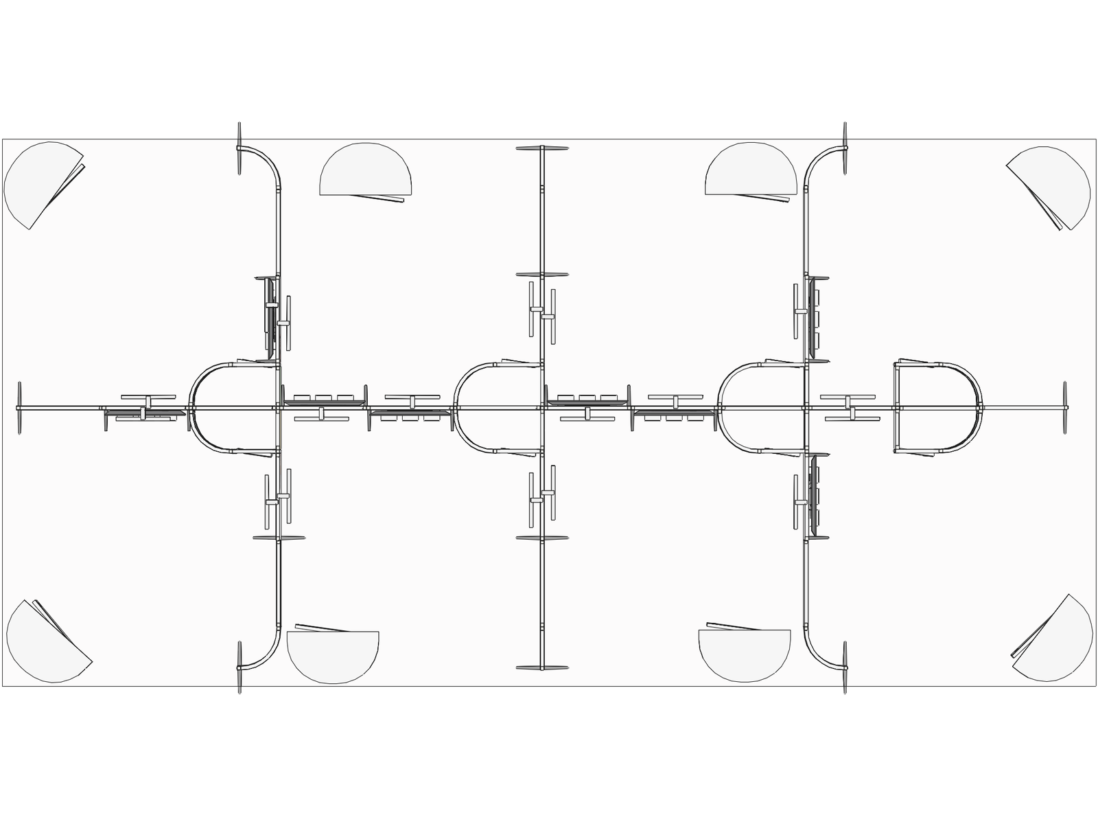 Pavilion 40x20 island Affordable Rental Booth - Image 3
