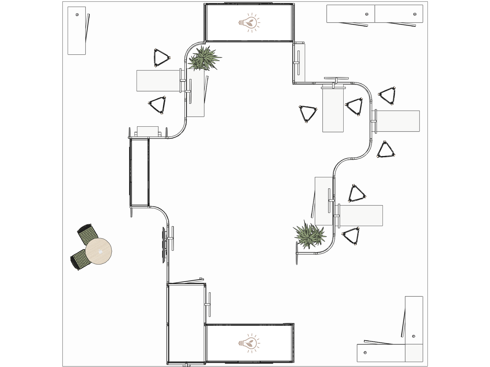 Island Booth 30x30 Affordable Rental Booth - Image 3