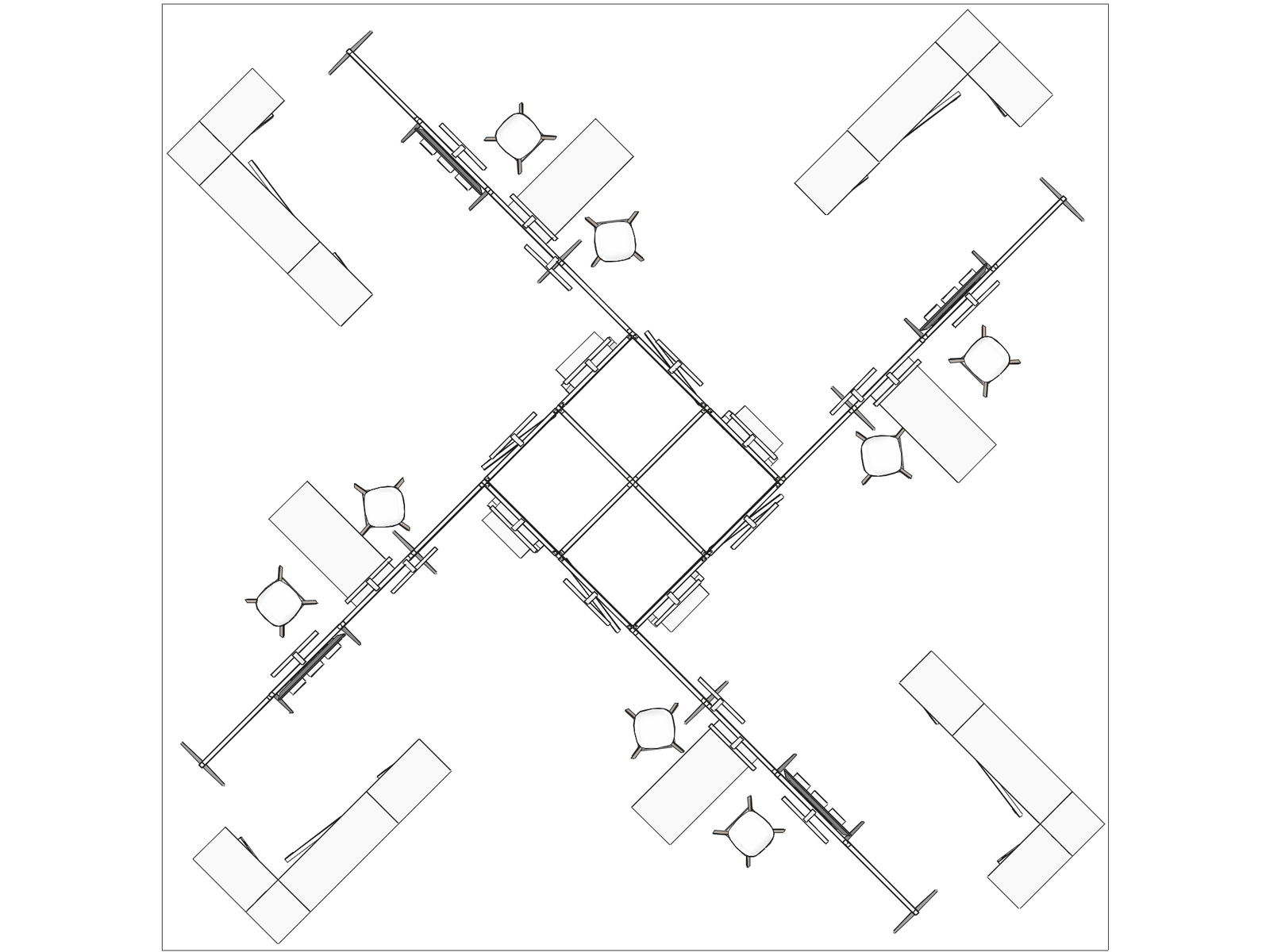 Pavilion 30x30 island Affordable Rental Booth - Image 3