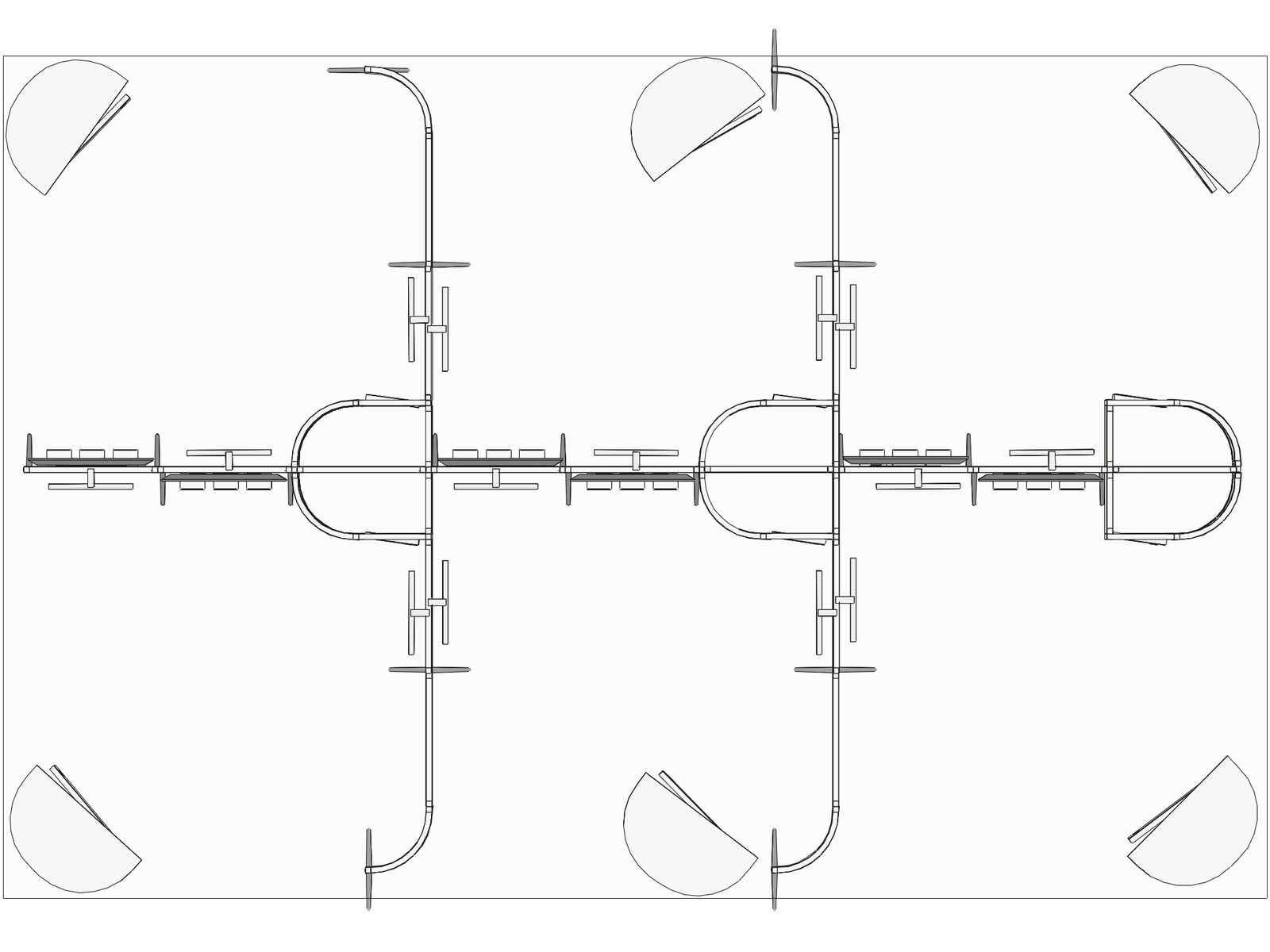 Pavilion 30x20 island Affordable Rental Booth - Image 3