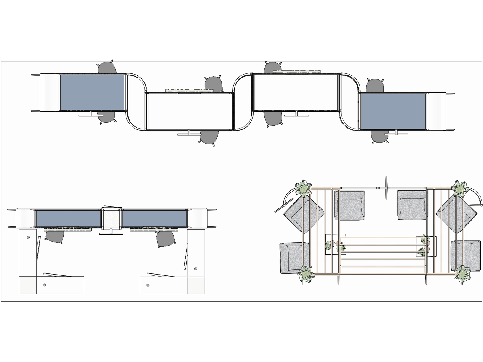 Island Booth 40x20 Affordable Rental Booth - Image 3