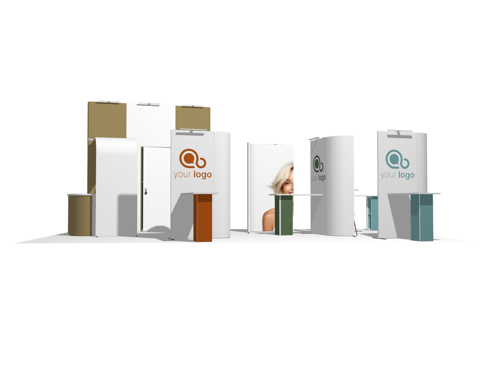 Pods Island 30x20 Affordable Rental Booth