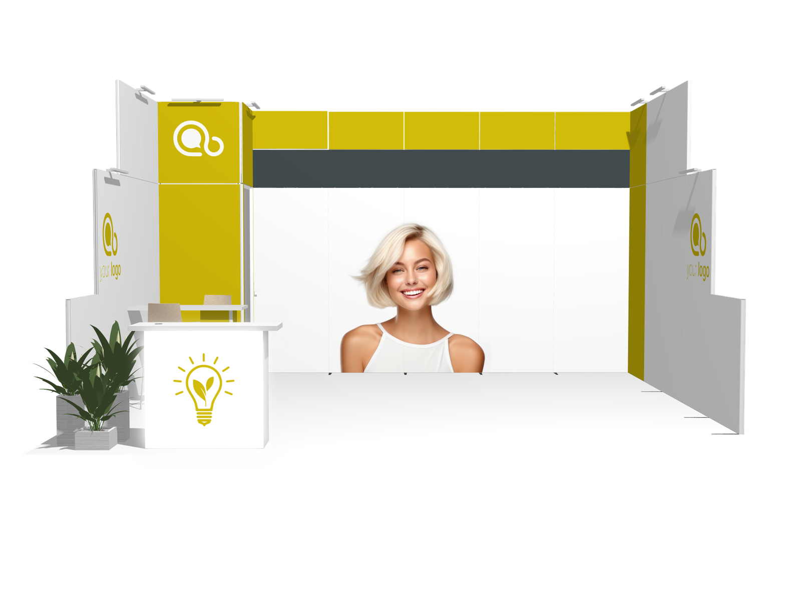 Immersive Environment PanoLED U-classic 20x20 Commercial-Grade Display