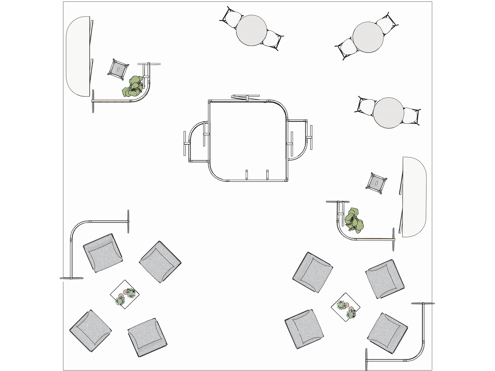 Tower Island 30x30 Affordable Rental Booth - Image 3